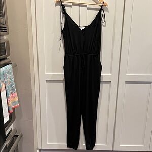 BCBGeneration Sleek Black Jumpsuit
